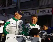 Description de l'image Casper Elgaard and Jan Lammers Drivers of Hope Racing's Oreca Swiss HY Tech Hybrid.jpg.