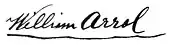 signature de Sir William Arrol