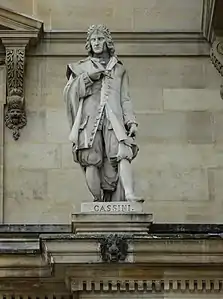 César-François Cassini, Paris, palais du Louvre.