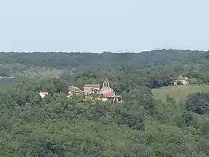 Vue d'ensemble de Castéra-Vieux.