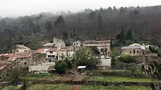 Le hameau de Castanviels.