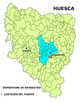 Localisation de Castejón del Puente