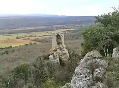 Tour du Castelar depuis le bois de Malassoque, janvier 2019.