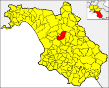 Localisation de Castelcivita