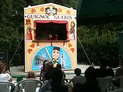 Castelet du Guignol Guérin au parc bordelais.