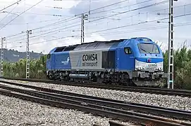 Euro 4000 Comsa no 335.002 à Castellbisbal (Espagne).