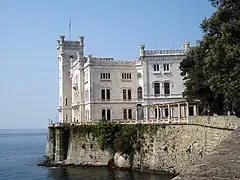 Le château de Miramare.