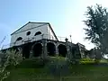 Façade à double pente d'église à une seule nef : Église SS Pietro e Paolo à Castello Roganzuolo