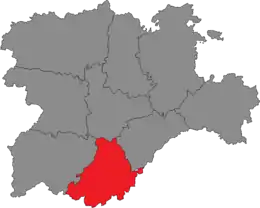 Carte de la circonscription.