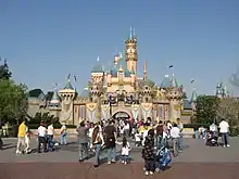 Photographie du château du Disneyland de Californie à Anaheim