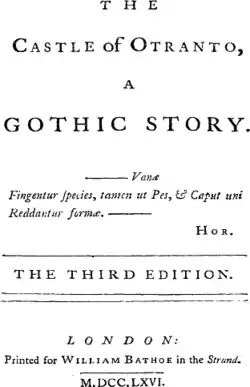Page de titre d'une édition de 1766