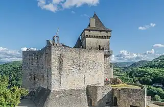 Le château de Castelnaud.