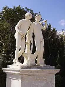 Castor et Pollux, parterre de Latone.