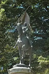 La statue équestre de Jeanne d'Arc