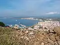 Vue de la baie de Roses depuis le castrum.