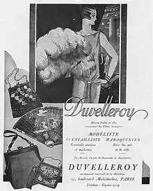 Catalogue Duvelleroy de 1928, éventailliste et maroquinier