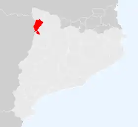 Localisation de Alta Ribagorça