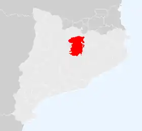 Localisation de Berguedà