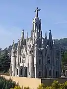 Le temple expiatoire de Sagrat Cor au Tibidabo.