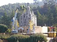 Parc d'attractions du Tibidabo à Barcelone.