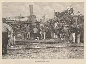 L'accident vu par Le Monde illustré du 12 août 1899.