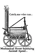 La M’attrape qui peut ! de Richard Trevithick, 1808