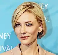 Cate Blanchett, comédienne australienne.