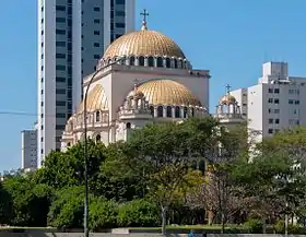 Cathédrale métropolitaine orthodoxe de São Paulo (Brésil).