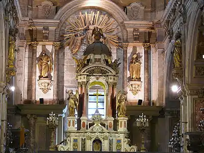 Cathédrale métropolitaine de Santiago du Chili.