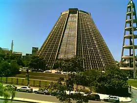 La cathédrale de Rio de Janeiro.