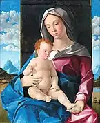 Vierge à l'enfant de Vincenzo Catena.