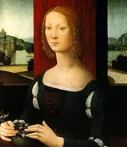 Portrait de Caterina Sforza, 1480-1481Pinacothèque de Forlì.