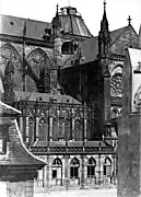 La cathédrale de Strasbourg en 1851 par Le Secq
