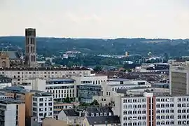 La cathédrale vue depuis le campanile de la gare de Limoges-Bénédictins