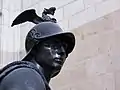  Détail de la statue du Courage Militaire