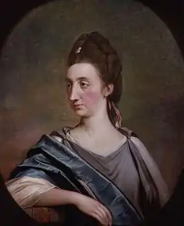 Portrait de Catharine Macaulay, historienne anglaise.