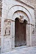 Le portail de la cathédrale Saint-Jean-le-Vieux (détail).