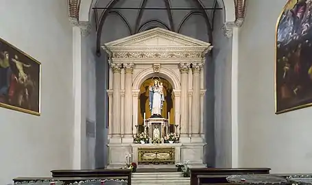 Seconde chapelle de gauche, dédiée à sainte Marie