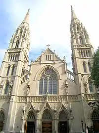 Façade de la cathédrale.