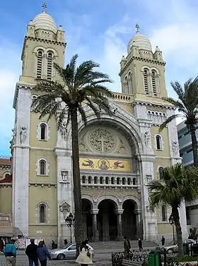 Cathédrale Saint-Vincent-de-Paul de Tunis.