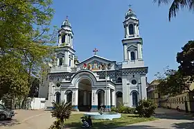 Cathédrale du Très-Saint-Rosaire, à Calcutta.