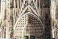 tympan ouest de la cathédrale de Strasbourg.