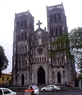 La cathédrale Saint-Joseph de Hanoï.