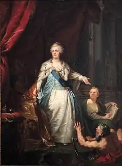 Portrait de l'impératrice Catherine II de Russie, Musée de la Révolution française