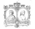 Jean II et sa deuxième épouse, Catherine d'Armagnac.