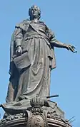 Statue de Catherine la Grande.