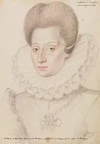 Peinture en couleurs du portrait d'une femme.
