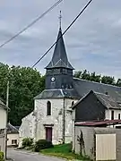 Façade de l'église.