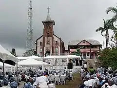 Célébration à l'église.