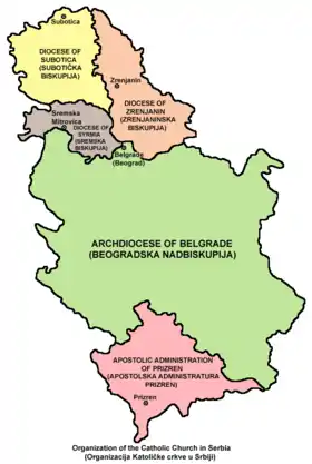 Image illustrative de l’article Archidiocèse de Belgrade